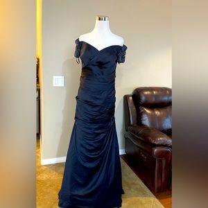 Navy blue gown size 12